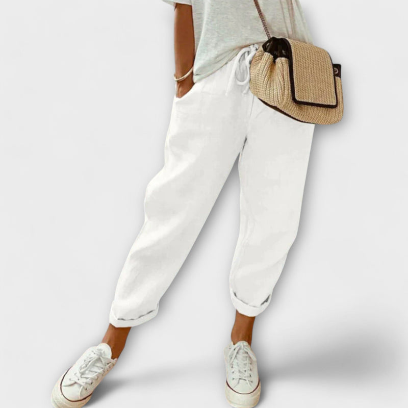 Bibi - Pantaloni in lino moderni e casual