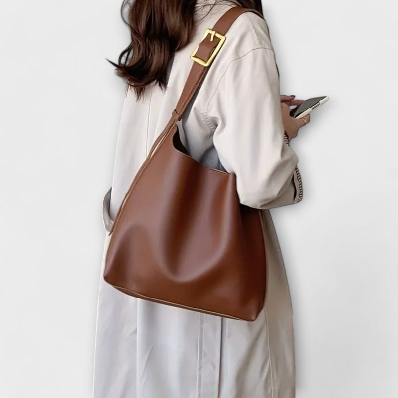 Lora. – Elegante borsa a spalla in pelle
