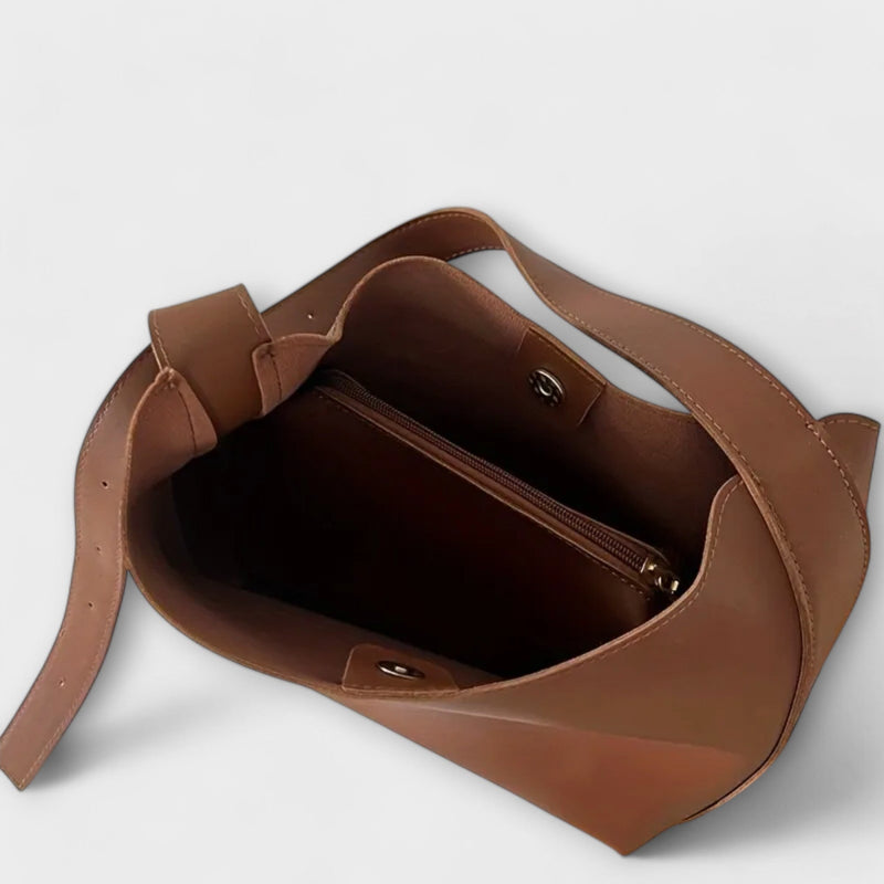 Lora. – Elegante borsa a spalla in pelle