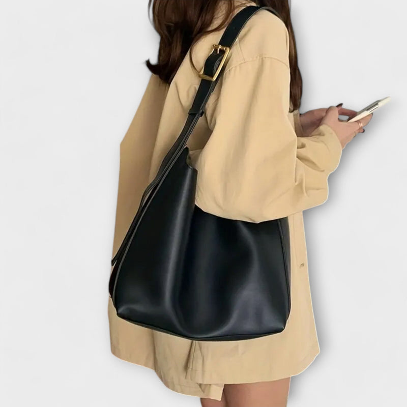 Lora. – Elegante borsa a spalla in pelle
