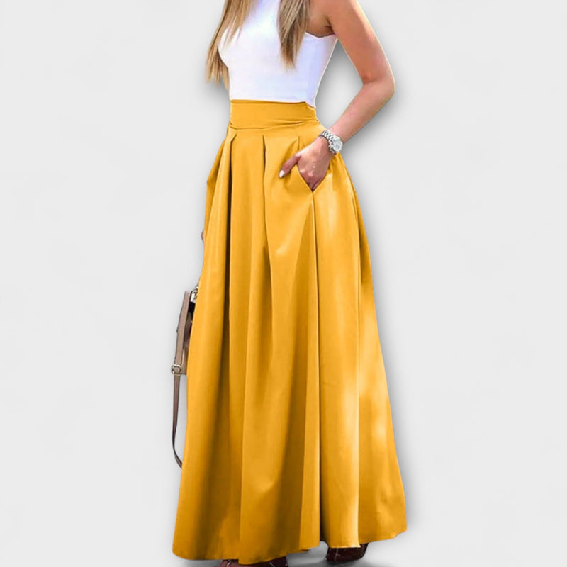Tzafira – Gonna maxi elegante con vita alta