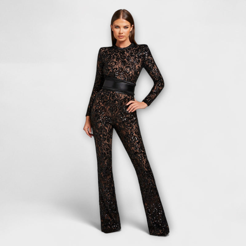 Theresia - Mono in pizzo con corsetto