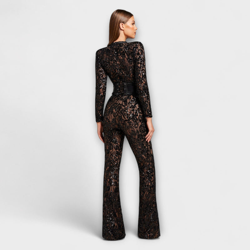 Theresia - Mono in pizzo con corsetto