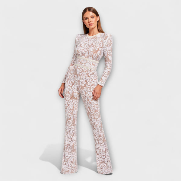 Theresia - Mono in pizzo con corsetto