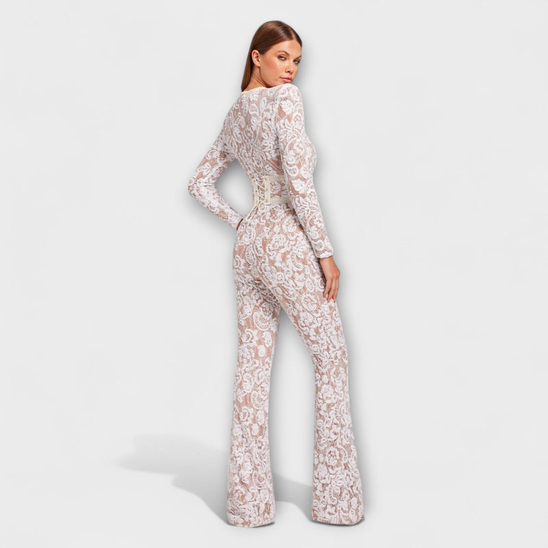Theresia - Mono in pizzo con corsetto