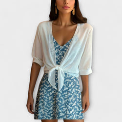 Olivia - Blusa con parte anteriore aperta