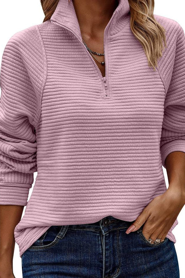Vilja - Pullover con mezza cerniera
