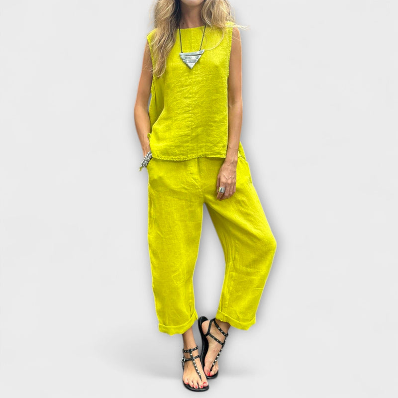 Jennifer - Set in Cotone-Lino Rilassante