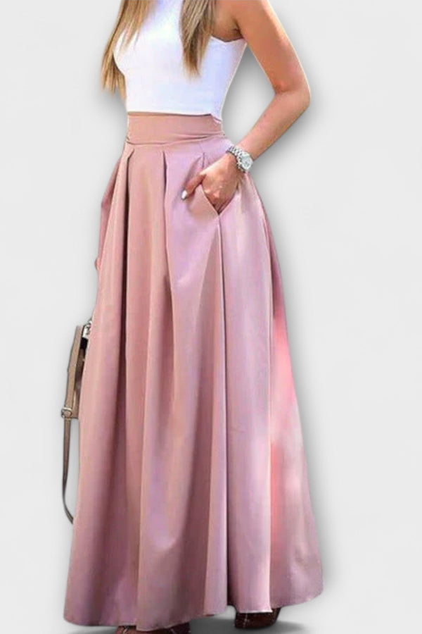 Tzafira – Gonna maxi elegante con vita alta