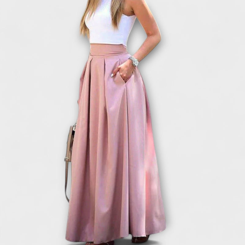 Tzafira – Gonna maxi elegante con vita alta