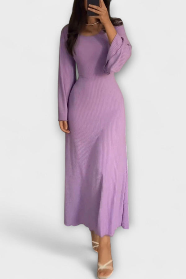 Jocelyn - Elegante vestito a maglia con dettaglio in vita