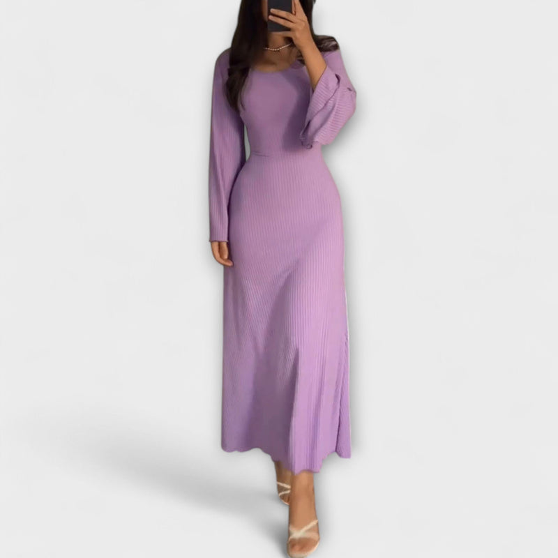 Jocelyn - Elegante vestito a maglia con dettaglio in vita