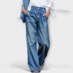 Ava - Jeans di alta qualità con gamba ampia