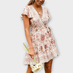 Amina - Vestito Boho Corto