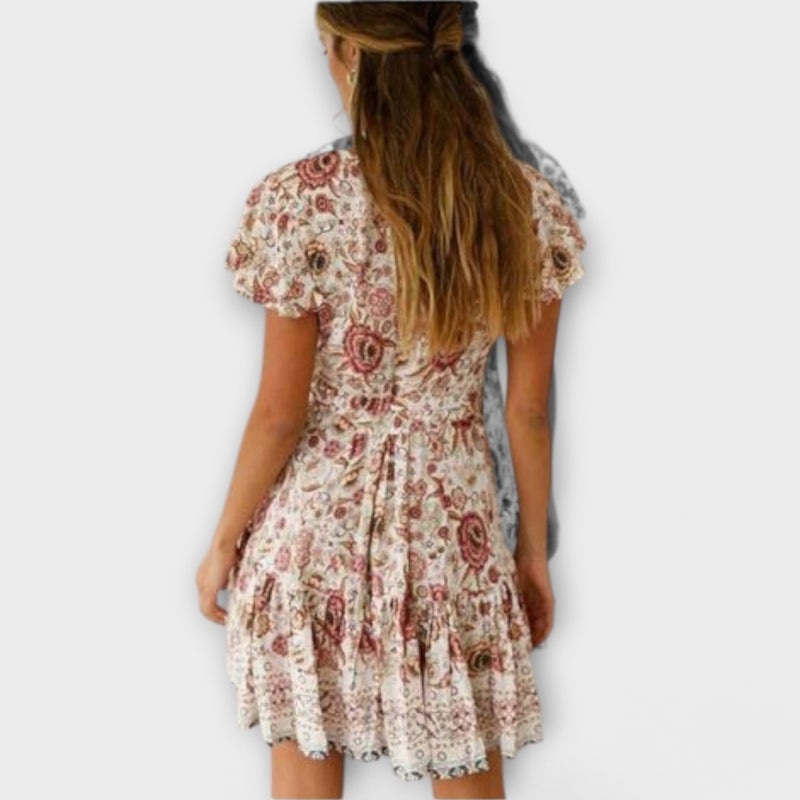 Amina - Vestito Boho Corto
