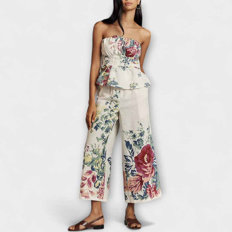 Indigo - Completo di Vestito Estivo a Fiori