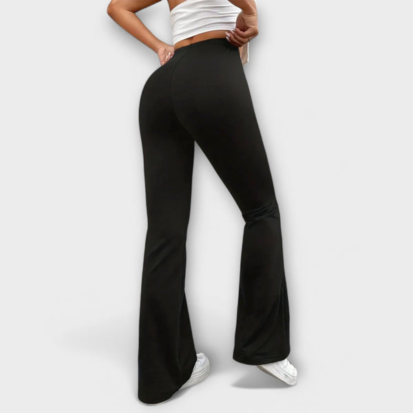 Serena - Pantaloni larghi con gamba svasata