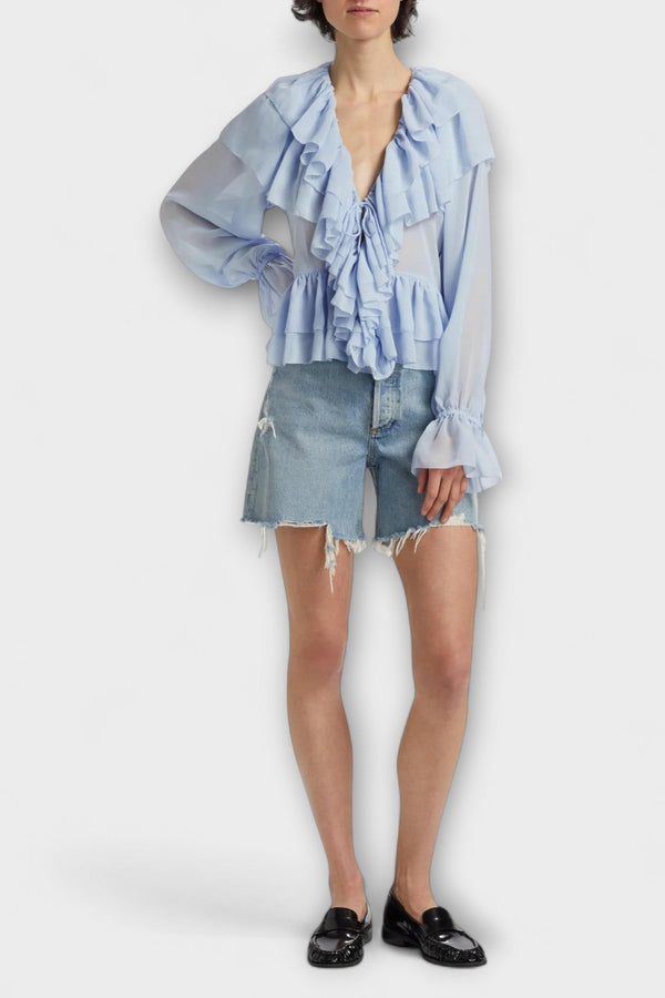 Martha - Blusa con Volants Soraya
