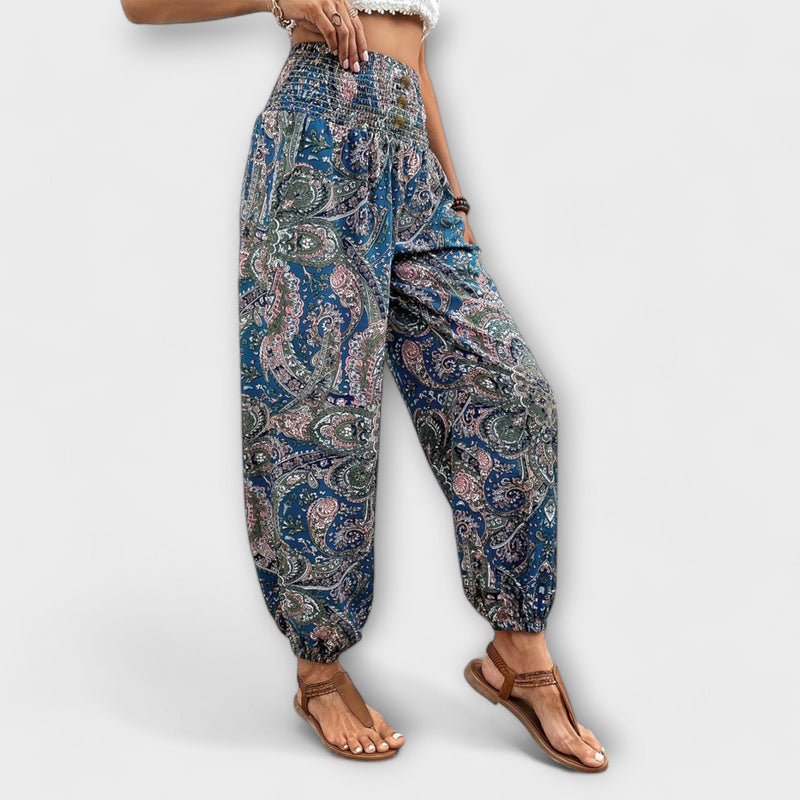 Scarlett - Pantaloni con grafica etnica