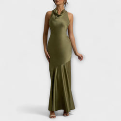 Lennon - Elegante Maxidress in Satin