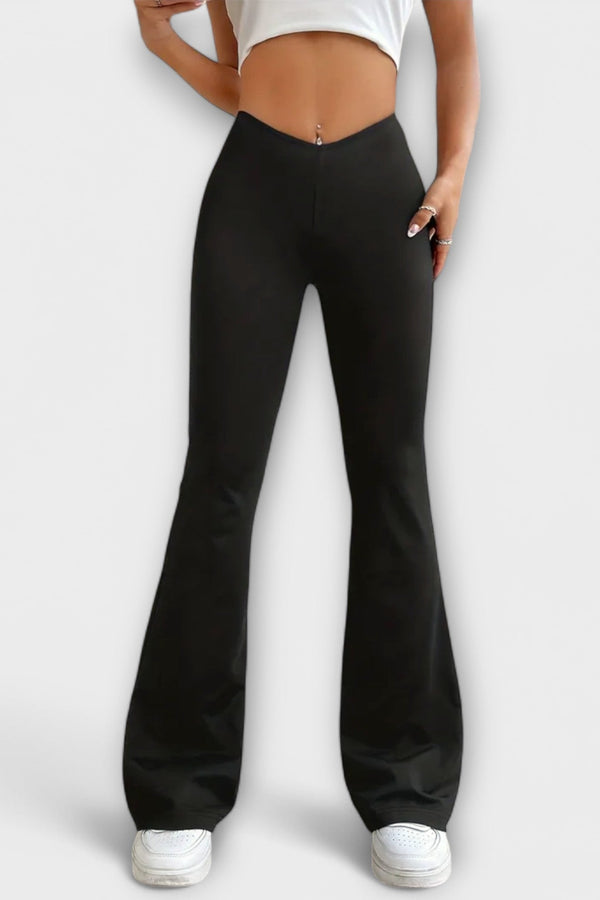 Serena - Pantaloni larghi con gamba svasata