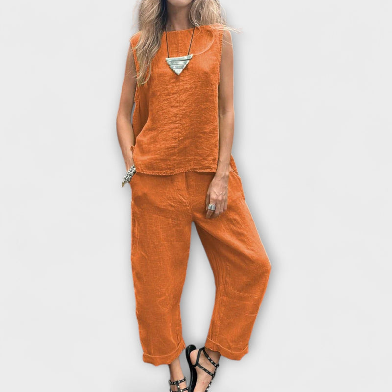 Jennifer - Set in Cotone-Lino Rilassante