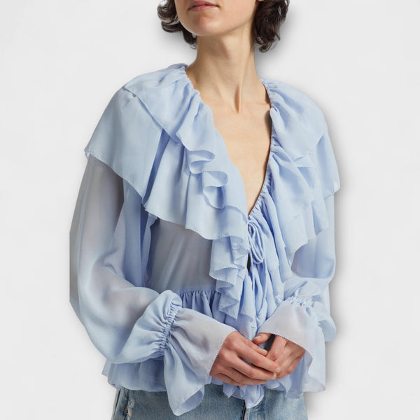 Martha - Blusa con Volants Soraya