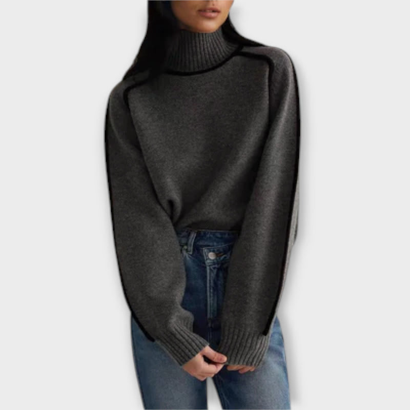 Emilie - Maglione a collo alto morbido ed elegante