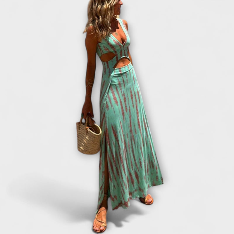 Ella - Vestito Stretch con Tagli e Tie-Dye Eleanor