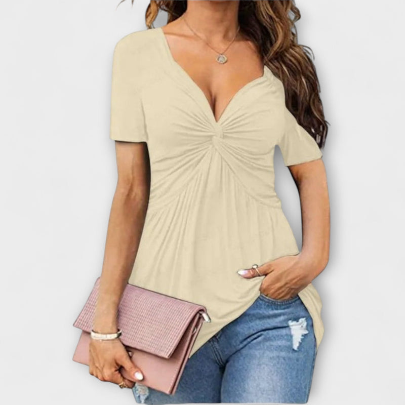Lina – T-shirt con scollo a V