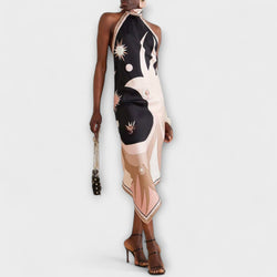 Ivy - Vestito unico in satin con spalline