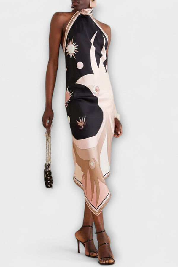 Ivy - Vestito unico in satin con spalline
