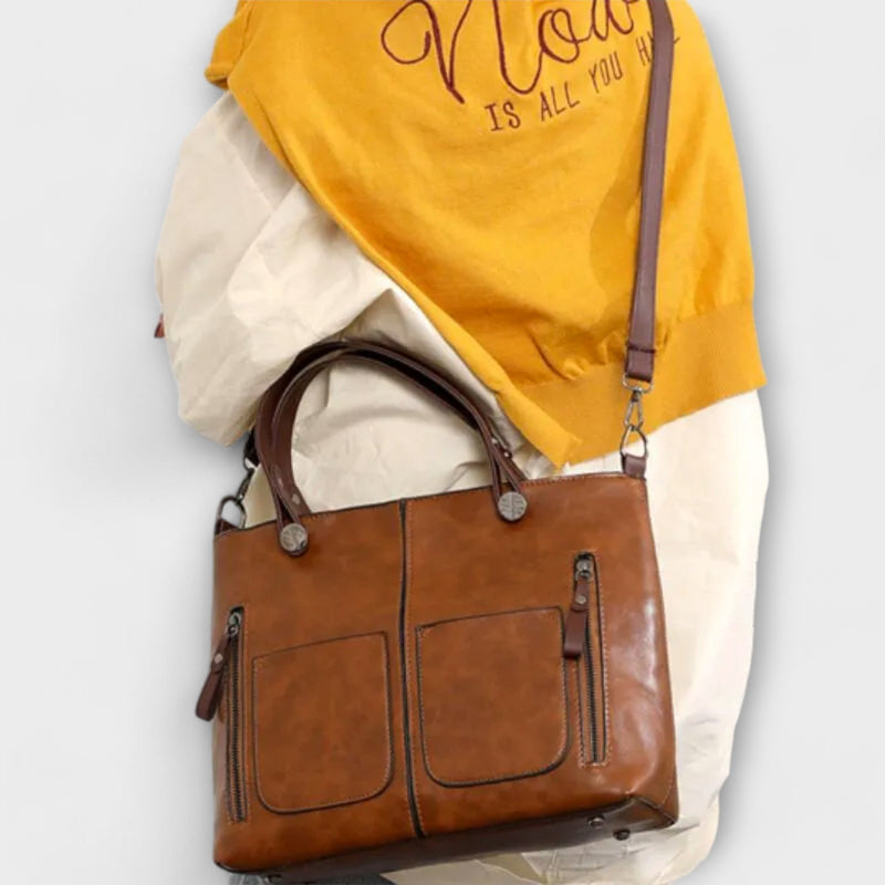 Lora. - Elegante borsa in pelle