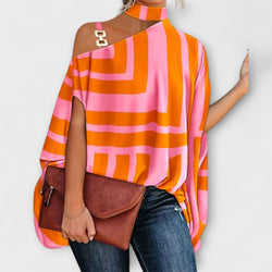 Blusa senza spalle per donne