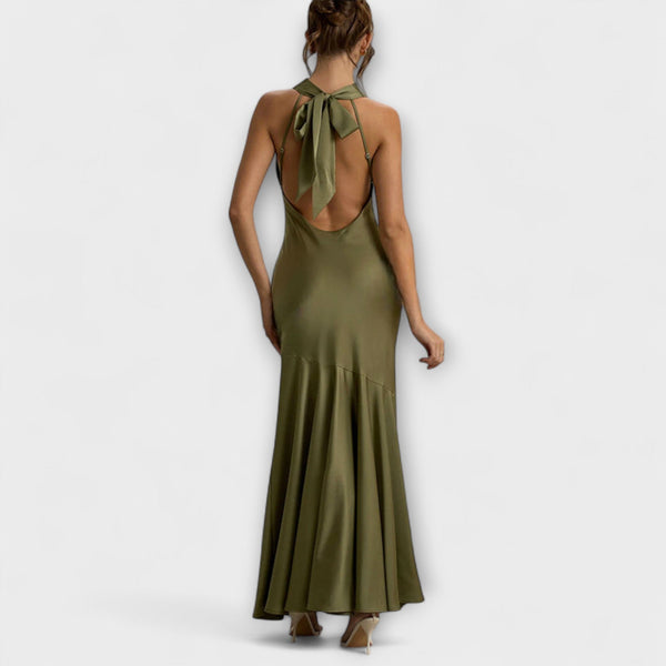 Lennon - Elegante Maxidress in Satin