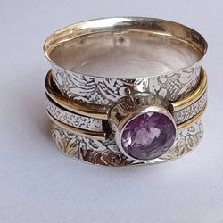 Anello di Meditazione in Cristallo Bohemio