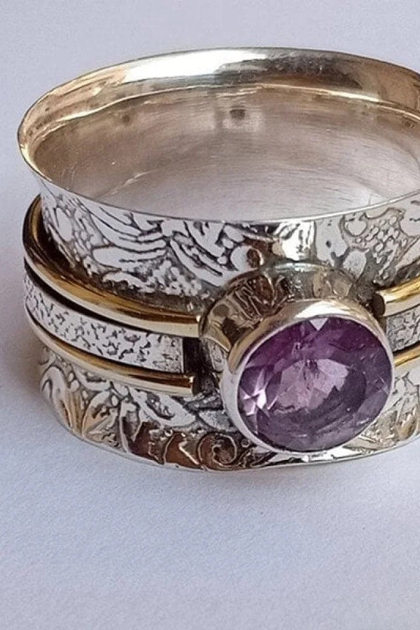 Anello di Meditazione in Cristallo Bohemio