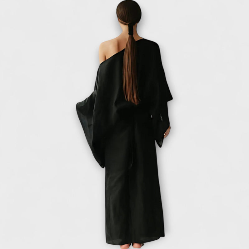 Dana - Vestito Kimono in Lino e Cotone