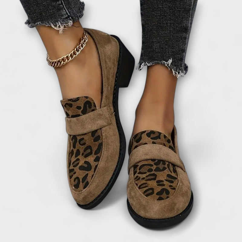 Karla - Scarpe eleganti da donna con stampa leopardata