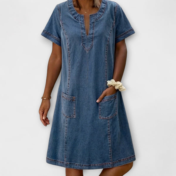 Mathea - Vestito in Denim Morbido