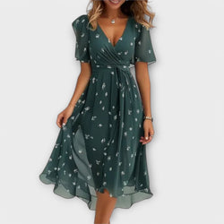 Annegret - Vestito da Donna con Scollatura a V