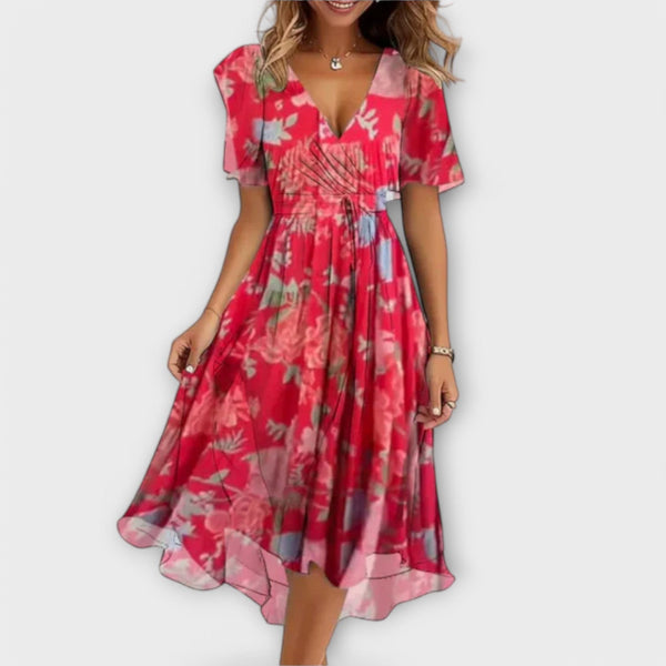 Annegret - Vestito da Donna con Scollatura a V