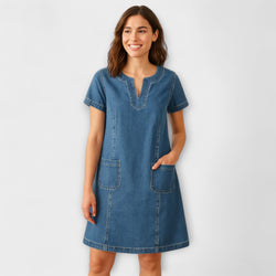 Mathea - Vestito in Denim Morbido