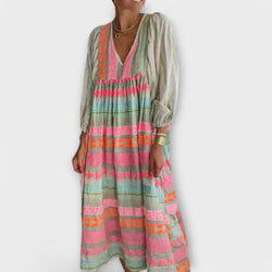 Vestito Hermine Vibrante e Lungo
