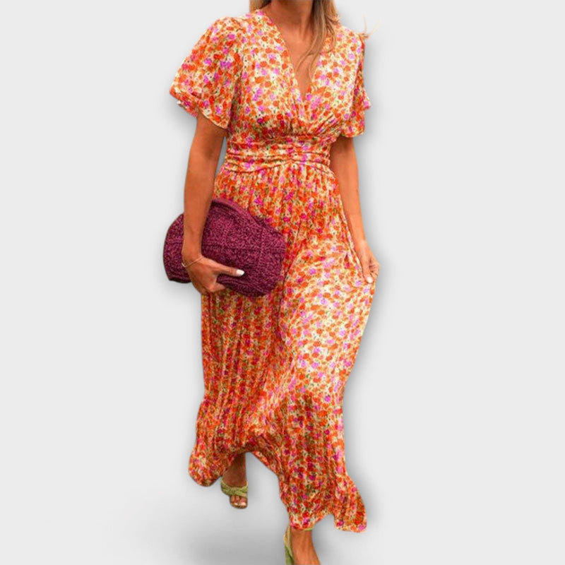 Elsie - Vestito Classico con Scollatura a V