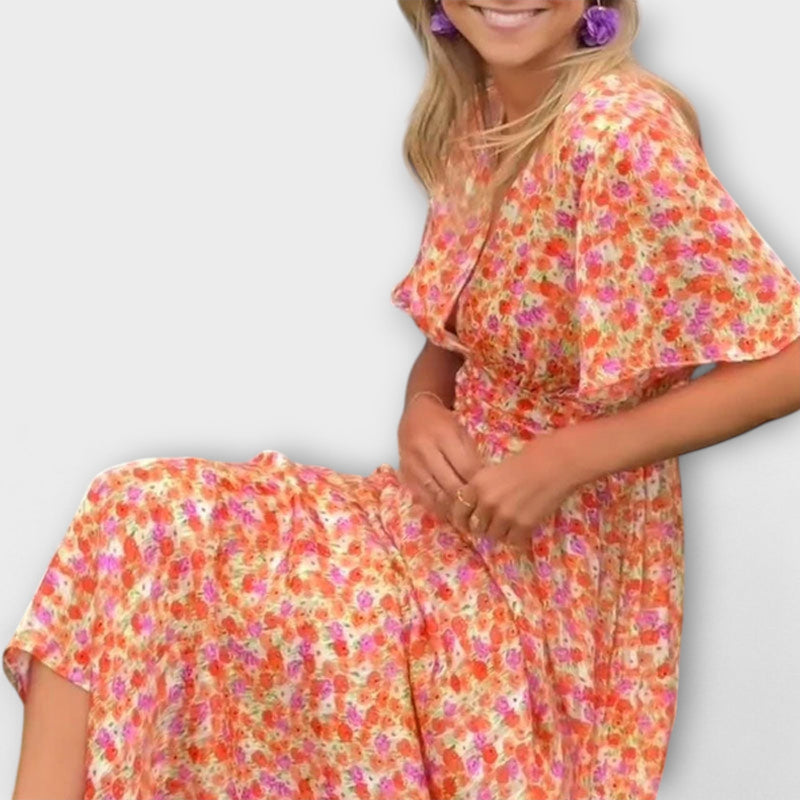 Elsie - Vestito Classico con Scollatura a V