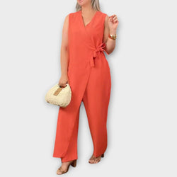 Lilianna - Elegant Jumpsuit con Taglio Incrociato