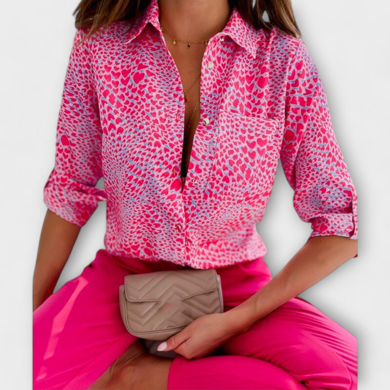 Blusa con colletto classico