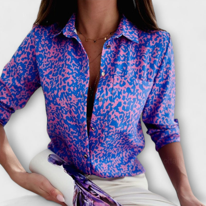 Blusa con colletto classico